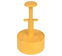 2pcs Burger Patty Maker Hamburger Steak Press for Stuffed Burgers Beef Veggie Mold Perfect for Patties Cooking BBQ(Yellow)