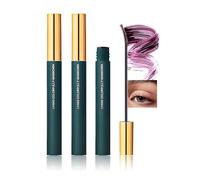 2PCS Burgundy Waterproof Mascara - Volumizing & Lengthening, Smudge-Proof, Fiber-Infused Formula, Thickening & Long-Lasting, Clump-Free, Curling & Volumizing for Sensitive Eyes