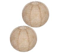 2pcs Burlap Globe Lantern Decorative Hanging Shade for Birthday Parties | Beige Natural Texture, Lightweight Reusable Decor, Ceiling Hook and Banner Line Display for Home Styling