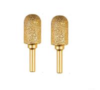 2PCS Burr Rotary Grinding Heads for Drill Tools with 6mm Shaft for Metal Engraving Polishing and Precision Grinding of Cast Iron Stainless Steel Carbide (2PCS 15mm)