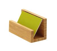 2PCs Business Card Holder, Desktop Display Stand Made of Natural Bamboo