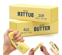 2Pcs Butter Squishy, Butter Stick Slow Rising Squishies, Squishy Fidget Toys for Stress Relief, Soft Squeeze Toys, Anxiety Relief Toy for Offices & Homes Christmas Birthday Gift