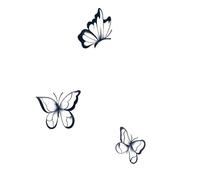 2pcs Butterfly Belly Botanical Juice Tattoo Stickers, Semi-permanent Tattoos, Realistic Fake Tattoos, Lasts 7-15 Days, Waterproof Non-reflective Temporary Tattoo Stickers