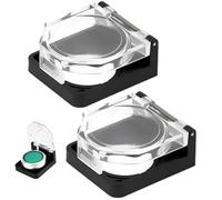 2Pcs Button Covers Waterproof Dustproof Protection Safety Power Push Button Switch Cover for 22mm Switch Computer PC Desktop