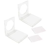 2Pcs Button Switch Cover Guard, Round Clear Plastic Push Button Protective Covers Dustproof and Waterproof for Computer PC 22mm Diameter Buttons (with Adhesive)