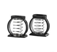 2PCS C Buckle Springs Bicycle Hinge Clip Bicycle Limit Hinge Clamp for Brompton Rotation Folding Wrench Spring for Folding Bike Accessories(black)