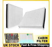 2PCS Cabin Filter Fits Ford Focus MK2 1.4 1.6 1.8 2.0 2.5 Volvo C30 C70 S40 V50
