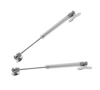 2pcs Cabinet Gas Strut 100n Soft Close Pneumatic Support Rod | Iron Plastic Rubber Build, Dual Piston Hydraulic Lift, for Kitchen Cabinet Doors and Multilayer Board Cabinets