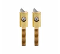 2Pcs Cable Stripper Blade, Alloy Cable Stripper Tool FTTH Coax Mid Span Radial Cutter Armored Cutter Head for Circular and Vertical Cutting (0.5cm*3.8cm/0.20in*1.50in)