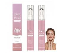 2PCS Caffeine Eye Cream & Serum with 360° Massage Roller Ball,Eye Cream for Dark Circles and Puffy Eyes,Anti-Wrinkle Dark Eye Circle Treatment & Eyebag Remover,Hydrating Under Eye Roller for Dry Skin