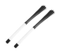 2Pcs Cajon Brush Telescoping Drum Brushes Nylon Sticks Percussion For Jazz Stick Musical for Drummer Playing Music Lover