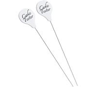 2Pcs Cake Tester Stainless Steel Cake Skewer Kitchen Cake Tester Probe Skewer Pin Needle Reusable Long Metal Baking Tool for Bakery Baking and Pastry Utensils Baking Tools and Accessories,Cake Testers