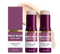 2PCS Calcium Collagen Balm Stick,Calcium Volume Multi Balm,Pure Collagen Wand,Anti-ageing Face Cream for Women,Korean Collag/en Moisturizing Stick for Hydrating Eyes, Face & Neck,Korean Skincare
