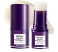 2PCS Calcium Multi Balm Anti-Aging, Sagging, Wrinkles Core Stick, Calcium Volume Multi Balm, Korean Collagen Moisturing Stick,Anti-aging, Hydrating, Almond & Vitamin E for Lip Balm Eye Cream Neck
