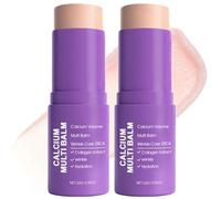 2PCS Calcium Multi Balm,Calcium Volume Multi Balm,Collagen Ba/lm Stick & Moisturising Ba/lm-Wrinkle Mu/lti Ba/lm for Face,Anti-Aging,Hydrating Moisturizer with Collagen,Firming Skin Care