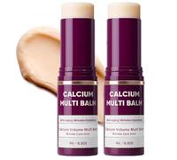 2pcs Calcium Multi Balm, Calcium Volume Multi Balm, Wrinkle Core Stick, Korean Collagen Moisturing Stick, Anti-aging, Intensive Hydration for Dry Skin Care, Suitable for Eyes, Neck, Face