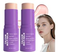 2PCS Calcium Volume Multi Balm,Collagen Wand & Anti-Wrinkle Balm Stick,Korean Collagen Moisturing Stick,Calcium Volume Multi Ba/lm with Vitamin E,Calc/ium Mu/lti Bal/m,Firming Moisturizing Cream