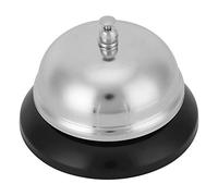 2PCS Call Bells, Desk Bell for Service 3.3 Inch Diameter with Metal Antirust Construction Restaurant Supplies for Hotels Reception Areas