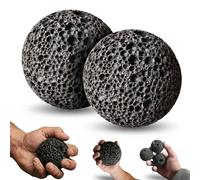2PCS Callus Ball for Hand, Moon Grip Ball for Rock Climbing, Skin Conditioning & Callus Building Grip Trainer, Natural Stone Hand Gri-p Strengthener for Athletes, Weightlifting & Gym