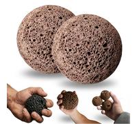 2PCS Callus Ball for Hand, Moon Grip Ball for Rock Climbing, Skin Conditioning & Callus Building Grip Trainer, Natural Stone Hand Gri-p Strengthener for Athletes, Weightlifting & Gym