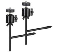 2pcs Camera Tree Stand Screw-in Mount with Mini Ball Head Outdoor Universal Holder for Security Action Hunting Cam (2)
