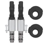 2Pcs Camshaft Variable Valve Timing Solenoid VCT Solenoid 8L3Z-6M280-B Compatible with 2004-2010 F150 Sport Trac 3V 4.6L 5.4L Lincoln Navigator Mercury Mountaineer Black