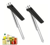 2pcs Can Opener, Effortless Arthritis Jar Opener, Non-Slip Bottle Opener, Stainless Bottle Opener, Stainless Steel Bottle Openers with Adjustable Handle
