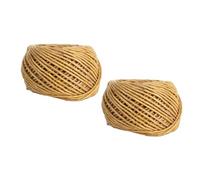 2pcs Candle Wicks 2mm Waxed Non Environmentally Friendly Organic Hemp Wicks for DIY Candles Making Oil Lamps (30m)