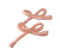 2Pcs Candy Color Bow Hair Clip, Small Knitted Bow Hairpins, Bows Hair Barrettes Fastener French Bows Accessories Knit Clip