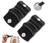 2Pcs Canning Jar Opener for Mason, Powerful Magnetism Canning Jar Lid Top Opener Remover Releases Vacuum Seal for Daily Life, Elderly, Children, Weak Hands