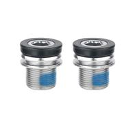 2Pcs Capless Bottom Bracket Screws Road Bike Hexagonal Crank Arm Fixing Bolts Replacement Bike Crankset Bolts Enduring Capless Bottom Bracket Screws for Mountain and Road Bikes