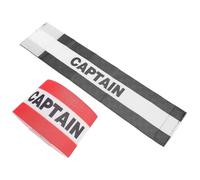 2pcs Captain Armband for Soccer and Basketball, Nylon Team Band | Reusable Washable Fit, Printing, Bright Colours, Adults Coaches, School Sports