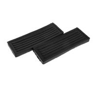 2pcs Car Accelerator Pedal Pad Rubber Cover for Manual Cars, Black