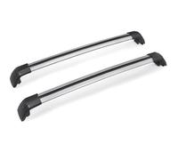 2pcs Car Accessories Roof Rack Aluminum Side Bar For Hyundai For Santa Fe 2013 2014 2015 2016 2017 2018