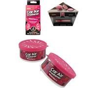 2Pcs Car Air Fresheners Mixed Berry Scent, Long-Lasting 45 Days Odor Eliminator with Adjustable Deodorizer for Car Van Truck Home Office
