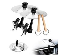 2PCS Car Air Vent Cymbal Silver