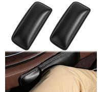 2PCS Car Arm Rest Cushion,Universal Car Center Console Knee Cushion,Soft Leather Door Armrest and Elbow Pillow Pad,Vehicle Knee Cushion Pads,Armrest Cushion Protector Protective Pad for Rest Knees
