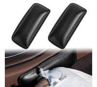 2PCS Car Armrest Pad,Universal Car Center Console Knee Cushion Soft Pad with Adhesive, Leather Armrest Pillow, Door Armrest Protective Pad, Knee Support Pillow for Driving Comfort, Interior Accessory