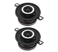 2pcs Car Audio Tweeters 3.5 Inch Metal Mini Dome Speakers for Vehicles