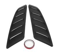 2Pcs Car Auto Modification Hood Bonnet Vent Cover, Hood Vents For Cars-Hood Air Vent Replacement Fit for Mustang 2015-2017