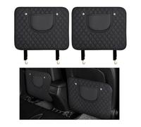 2Pcs Car Back Seat Anti Kick Pad for VW Fox Europe 2005 2006 2007 2008 2009 2010 2011, Back Seat Protector Durable Waterproof Back Seat Organiser,A