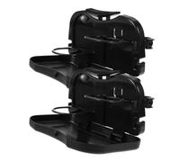 2pcs Car Back Seat Tray Table Multi Functional Abs Black