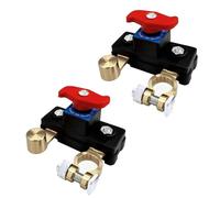 2PCS Car Battery Power Isolator Switch 12V, Stable Transmission High Conductivity Battery Cut-Off Disconnect Switch Smart Breaker for Car Truck RV
