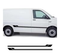 2PCS Car Both Side Body Decor Sticker Vinyl Graphic Film Decal Auto Exterior Accessories, For VW Transporter T4 T5 T6