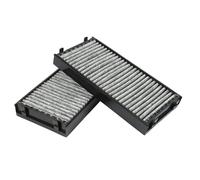 2PCS Car Cabin Air Filters for X5 E70 2007-2015 X6 E71 E72 2008- 2010 64316945586 64316945585 CU2941-2