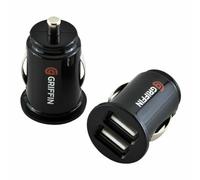 2pcs Car Charger, Dual Car Charging Adaptor, 12V USB Socket Mini Aluminum Alloy Power Drive, Cigarette Lighter Adapter for Mobile Phone tablet’s and other smart Phones Devices