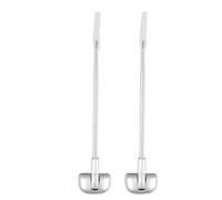 2pcs Car Corner Antenna Telescopic Three Section Flag Pole | Bumper Mount, Adjustable Height, Weather Resistant Finish, for Truck Decoration and Flag Display