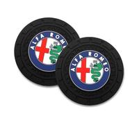 2PCS Car Cup Coaster, For Alfa Romeo MiTo 2013-2018 Drink Holder Coaster Cup Holder Insert Coaster Car Interior Accessories