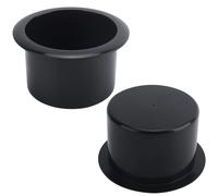 2PCs Car Cup Holder Insert,Sofa Cup Holders Insert,Drop in Drink Can,Plastic Drink Holders Replacement,Black Couch Cups Can,Universal Drop-in Recliner Handles Cups Holder for Sofa,Couch,RV,Car,Boat