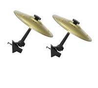 2PCS Car Cymbal Air Vent, 2026 Upgraded Thicker Metal Dashboard Cymbal with Crisper Sound, Funny Mini Car Gadgets & Drummer Gifts for Men, Stress Relief Car Mini Drum Toy Easy Installation Golden